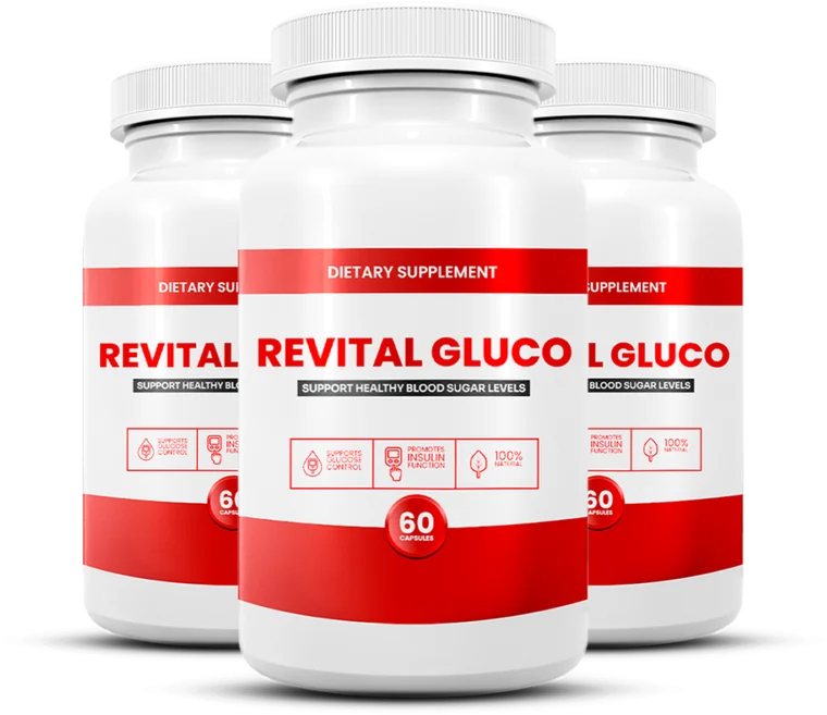 RevitalGluco 3 Bottles package